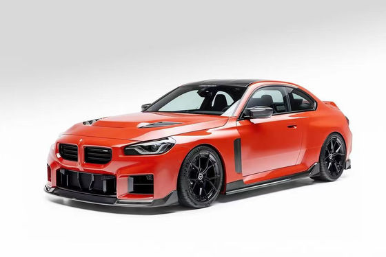 Para o BMW M2 Kit de Corpo de Fibra de Carbono M2 Upgraded Vors-style Carbon Fiber Front Lip Diffuser Spoiler Hood Side Skirt