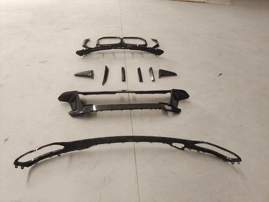 Para BMW X7 Kit de corpo de fibra de carbono X7 OEM estilo de fibra de carbono frontal difusor de lábios Kit de corpo de sombra de luz grande