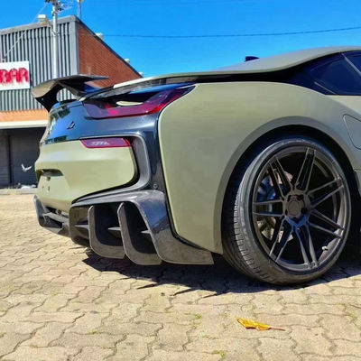 Para o BMW I8 Kit de corpo de fibra de carbono I8 Fibra de carbono Lobo frontal difusor spoiler saia lateral