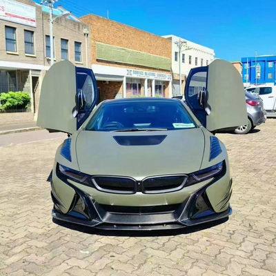 Para o BMW I8 Kit de corpo de fibra de carbono I8 Fibra de carbono Lobo frontal difusor spoiler saia lateral