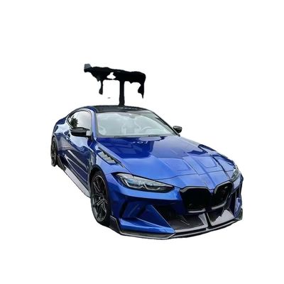 4 Coupe Bmw M3 Body Kit Azul Substitua Frente GEEX Estilo Frente Bump Fenders