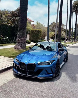 4 Coupe Bmw M3 Body Kit Azul Substitua Frente GEEX Estilo Frente Bump Fenders