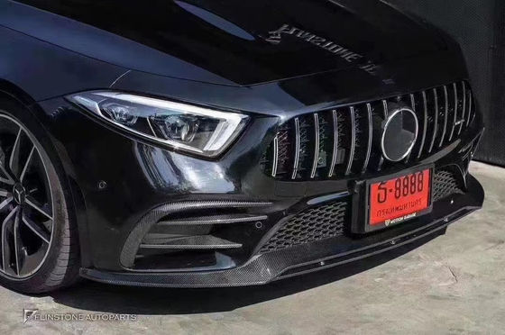 Venda 2018-2022 para Mercedes CLS300 CLS350 W257 Kit de carroceria de fibra de carbono CLS Fibra de carbono Scoop frontal spoiler difusor traseiro