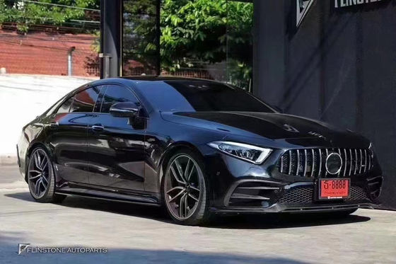 Venda 2018-2022 para Mercedes CLS300 CLS350 W257 Kit de carroceria de fibra de carbono CLS Fibra de carbono Scoop frontal spoiler difusor traseiro