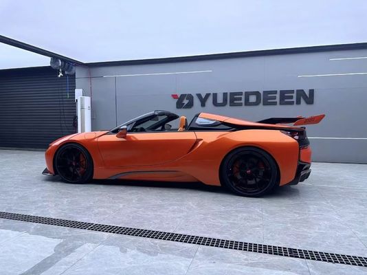 I8 BMW Body Kit Car 2018 - 2019 Spoiler de fibra de carbono Frente Spoiler de pára-choque Ala