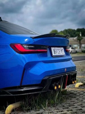 G82 M4 Bmw M4 Body Kit F82 Lobo frontal G80 M3 Saias laterais Difusor de fibra de carbono