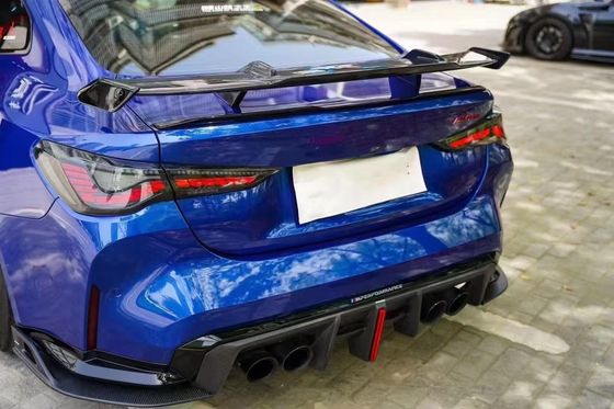 G82 M4 Bmw M4 Body Kit F82 Lobo frontal G80 M3 Saias laterais Difusor de fibra de carbono