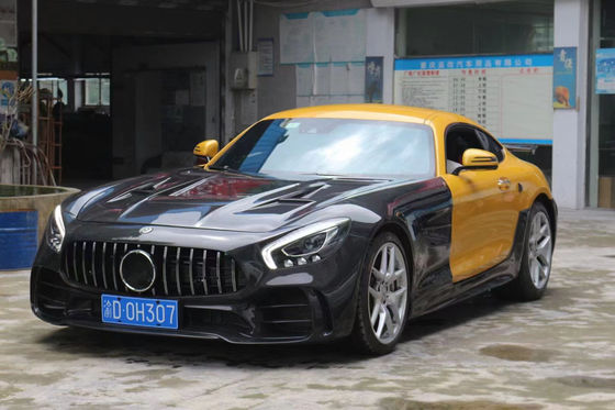Peças de automóvel para Mercedes-Benz AMG GT GTC GTS Body Kit AMG GT GTC GTS Upgraded GTR-style Front and Rear Bumper Spoiler Body Kit