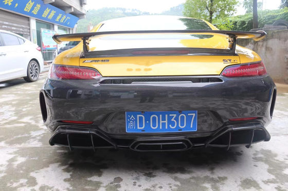 Peças de automóvel para Mercedes-Benz AMG GT GTC GTS Body Kit AMG GT GTC GTS Upgraded GTR-style Front and Rear Bumper Spoiler Body Kit