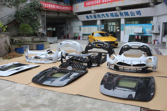 Peças de automóvel para Mercedes-Benz AMG GT GTC GTS Body Kit AMG GT GTC GTS Upgraded GTR-style Front and Rear Bumper Spoiler Body Kit