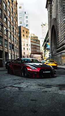 Hot 2022 Products GTR R35wide Bodyki Body Kit para Nissan GTR R35 Frente e traseiro Bumper Spoiler