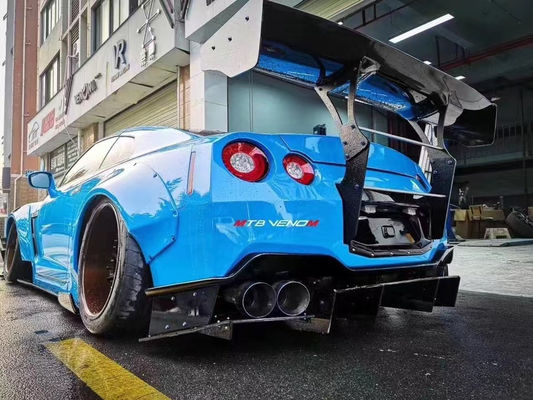 Hot 2022 Products GTR R35wide Bodyki Body Kit para Nissan GTR R35 Frente e traseiro Bumper Spoiler