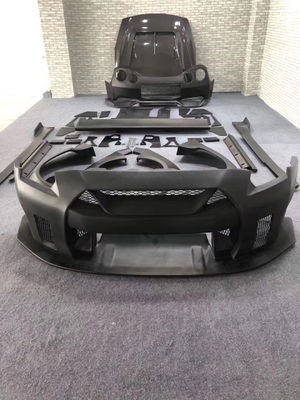 Hot 2022 Products GTR R35wide Bodyki Body Kit para Nissan GTR R35 Frente e traseiro Bumper Spoiler