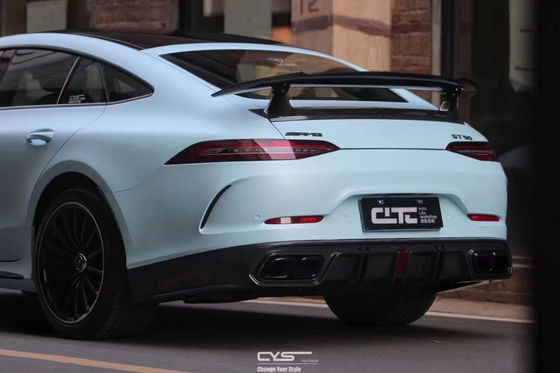 Peças para automóveis para Mercedes-Benz AMG GT50 GT53 Carro do kit de fibra de carbono GT50 GT53 Gt63 Fibra de carbono difusor de fibra de carbono spoiler