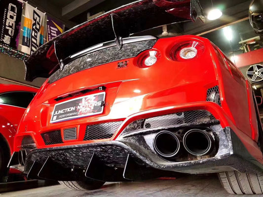 Para Nissan GTR Body Kit GTR R35 Atualiza o VARIS-estilo de fibra de carbono Frente e traseiro Bumper Spoiler Body Kit