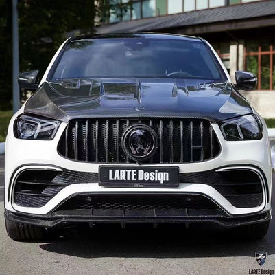 Novo produto Capuz de fibra de carbono para Mercedes GLE Coupé GLE Cobertura do motor de fibra de carbono Cobertura da escotilha