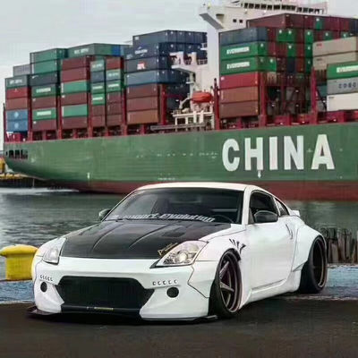 350Z Nissan Body Kit Resina Fibra Parachoque traseiro Diffuser Automático Spoiler Frente Saiba