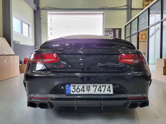 Novo produto Kit de corpo de fibra de carbono para Mercedes-Benz S63 Coupé S63 Coupé é atualizado com para Bras Style