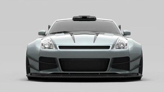 Air Knife FRP Nissan 350z Wide Body Kit Side Skirts OEM Frente e pára-choque traseiro