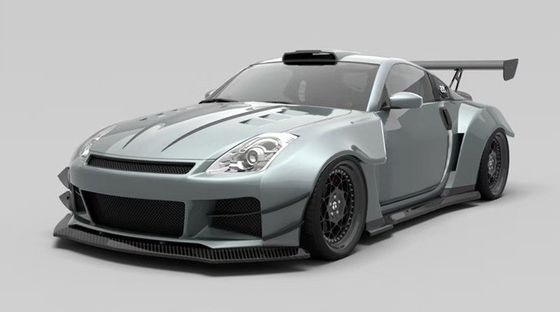 Air Knife FRP Nissan 350z Wide Body Kit Side Skirts OEM Frente e pára-choque traseiro