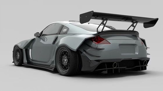 Air Knife FRP Nissan 350z Wide Body Kit Side Skirts OEM Frente e pára-choque traseiro