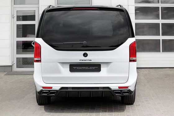 Kit de carroceria para Benz Vito V260 FRP + Materiais de fibra de carbono Vito V260 Upgraded TOPCAR Style Kit de carroceria de pára-choque dianteiro e traseiro