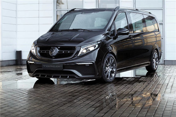 Kit de carroceria para Benz Vito V260 FRP + Materiais de fibra de carbono Vito V260 Upgraded TOPCAR Style Kit de carroceria de pára-choque dianteiro e traseiro