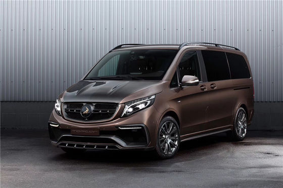 Kit de carroceria para Benz Vito V260 FRP + Materiais de fibra de carbono Vito V260 Upgraded TOPCAR Style Kit de carroceria de pára-choque dianteiro e traseiro