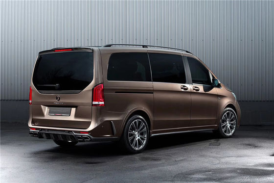 Kit de carroceria para Benz Vito V260 FRP + Materiais de fibra de carbono Vito V260 Upgraded TOPCAR Style Kit de carroceria de pára-choque dianteiro e traseiro