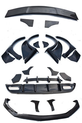 Para o Mercedes AMG A45 Kit de corpo de fibra de carbono A45 Upgraded Top Style Kit de corpo largo