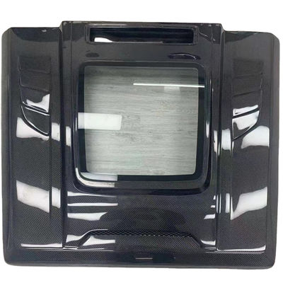 Para a Benz Classe G W463 W464 Capuz de fibra de carbono G500G55G63G350 IMP Portão de máquina de estilo transparente