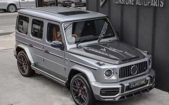 Para Benz classe G W464 W463 G500 G550 G63 G350 Cobertura de Máquina de Fibra de Carbono W464 W463 Upgrade Topcar Style Cover