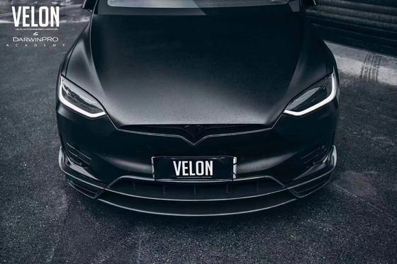 Kit de corpo de fibra de carbono de alta qualidade Modelo X Fibra de carbono Modelo X Fibra de carbono Frente pá traseira difusora spoiler saia lateral