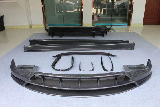 Kit de corpo de fibra de carbono de alta qualidade Modelo X Fibra de carbono Modelo X Fibra de carbono Frente pá traseira difusora spoiler saia lateral