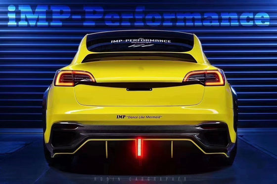 Novo Produto Modelo 3 Wide Bodyki para o Tesla MODEL 3 Body Kit Upgrade IMP Style Spoilers de pára-choque dianteiro e traseiro