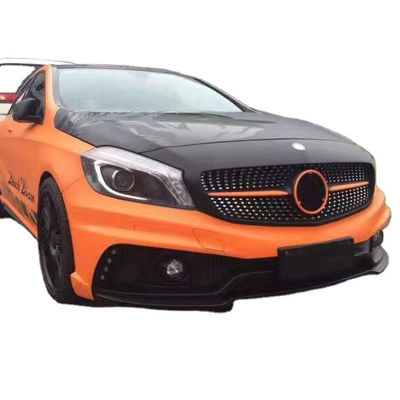 Para a Mercedes-Benz W176 A180 A200 A250 A260 A45 Kit de carroceria W176 Upgraded WALD Style Body Kit
