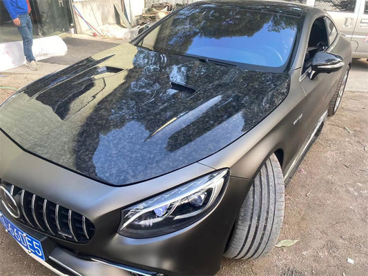 Para Benz W217 Classe S Coupe Cobertura de fibra de carbono Cursory W217 Upgraded MSY Style Cobertura de máquina