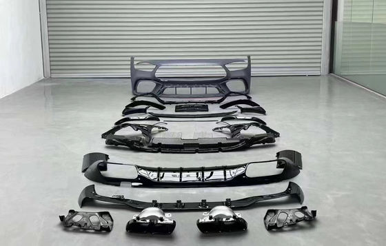 Peças para automóveis Mercedes-Benz AMG GT50 GT53 Kit de carroceria GT43 GT50 GT53 Upgraded GT63S Style Kit de carroceria de pára-choque dianteiro e traseiro