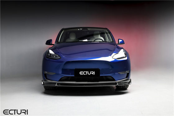 Peças de automóveis Kit de carroceria de fibra de carbono para Tesla MODELO Y MODELO Y Modelo Ecturi atualizado Kit de carroceria de espátula frontal difusor spoiler