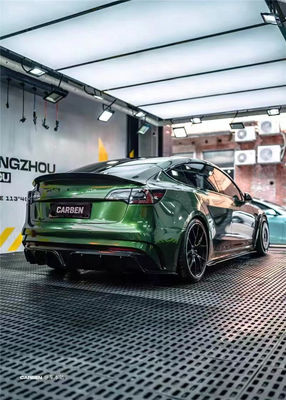 FPR 2019 Spoiler For Tesla Model 3 Body Kit 2022 ACP Estilo Frente E Para-choque traseiro