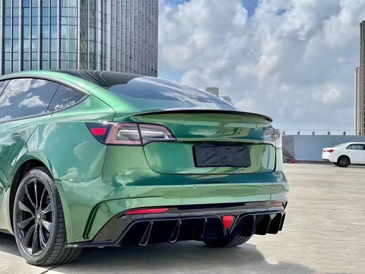 FPR 2019 Spoiler For Tesla Model 3 Body Kit 2022 ACP Estilo Frente E Para-choque traseiro