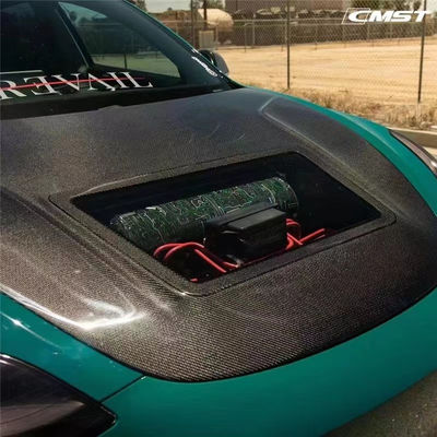 146cm Modelo 3 Tesla Body Kit Plástico Transparente Fibra de Carbono Capuz