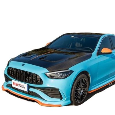 Peças para automóveis Mercedes W206 C180C260 C300 Capuz de fibra de carbono W206 Capuz de fibra de carbono Motor Hatch Cover