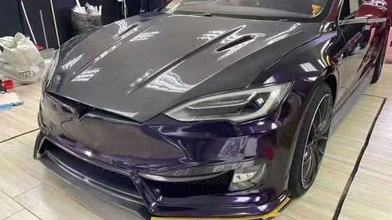 Modelo S Tesla Body Kit 2017 - 2019 Motor do tampão traseiro Spoiler Hood