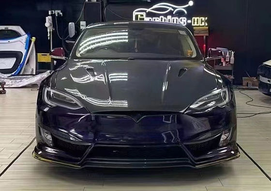 Modelo S Tesla Body Kit 2017 - 2019 Motor do tampão traseiro Spoiler Hood