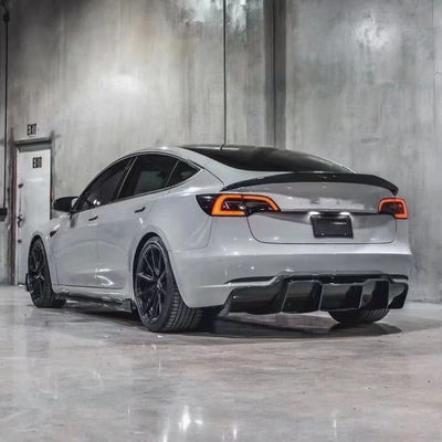 2017 - 2019 MODELO 3 Kit de carroceria Tesla Lapa frontal Spoiler difusor traseiro 180mm