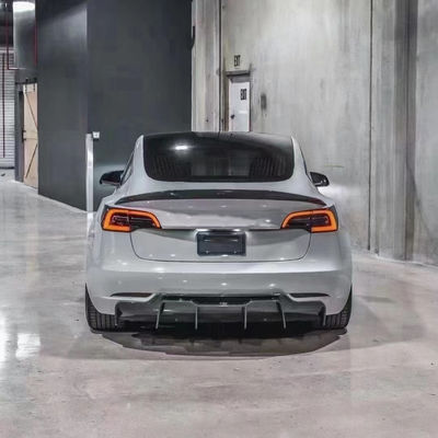2017 - 2019 MODELO 3 Kit de carroceria Tesla Lapa frontal Spoiler difusor traseiro 180mm