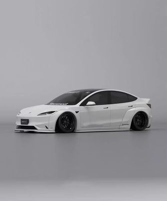 2020- Kit do Corpo da Tesla Resina Fibra LB Estilo Tesla Modelo 3 Spoiler Difusor de Lábios Frontais