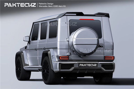 Peças de automóvel para Mercedes W464 G500 G63 Kit de carroceria W464 G500 G63 Modernização do estilo Paktechz Capô de pára-choque dianteiro e traseiro