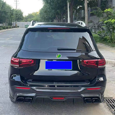 Peças para automóveis para Mercedes GLB Kit de carroceria de fibra de carbono GLB Fibra de carbono Scoop frontal Diffuser Spoiler Hood